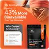 Zinc Bisglycinate 25mg with Copper - Chelated High Absorption Zinc Supplements for Immunity, Skin, Bones & Hair - 6 Month Supply, Vegan-Friendly & Magnesium Stearate-Free view 3