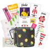 Veedot Period Essentials Gift Box | First Period Kit for Girls | Period Tracker | Growing up Guide | Personalised | Organic (Black Lemon) view 1