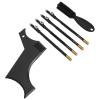 Beard Shaper, Beard Lineup Tool Includes Beard Shaping Stencil with 4 Barber Pencils Beard Grooming Toolkit Beard Shaper for Men for Home Use and Travel (Black) view 3