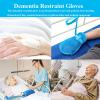 Anti Scratch Fixed Restraint Glove Reusable Anti Scratch Hand Mitts for Elderly Protection Hand Infection Protectors Padded Mitts Medical Double Security Mitts Hand Control Mitts 1pcs view 3