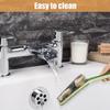 4 in 1 Crevice Cleaning Brush, Hard Bristle Crevice Cleaning Brush, Multipurpose Cleaning Brush Bathroom Shower Sink Scrub, Tight Spaces Cleaning Brush (Green+Orange) view 2
