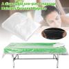 100pcs Disposable Bed Sheet Covers, Couch Cover Sheets for Massage Tables Bed, Waterproof PE Bed Sheet Beauty Treatment Waxing Protection for Beauty Salon, Massage, Tattoo, Hotels (90x180cm) view 4