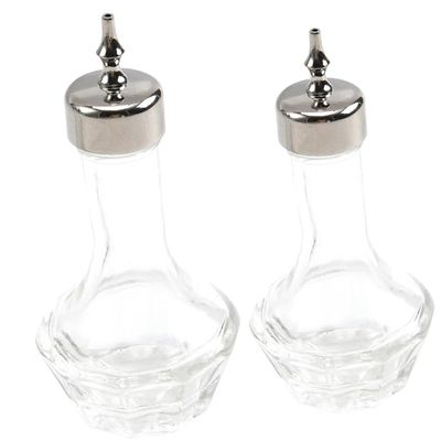 2pcs Glass Bitters Bottle with Removable Stopper 30ml 50ml