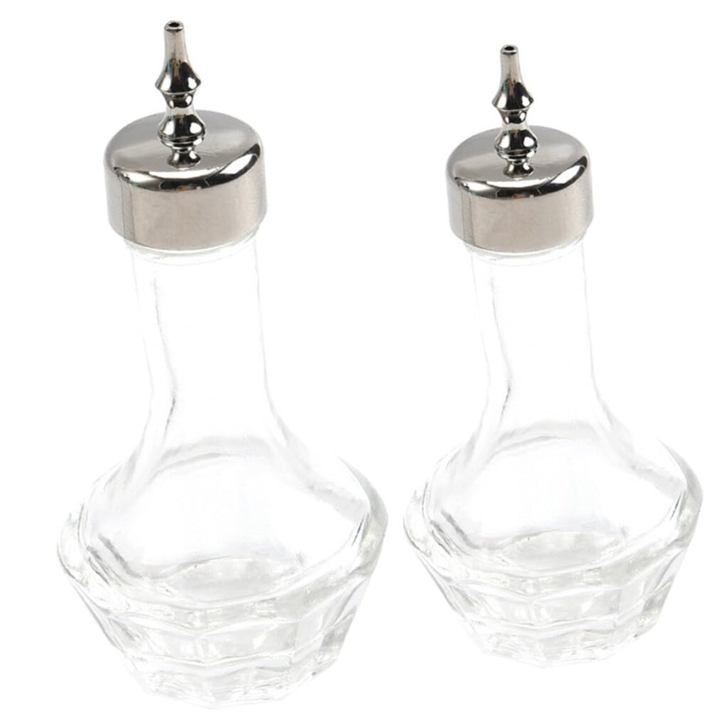 2pcs Glass Bitters Bottle with Removable Stopper 30ml 50ml