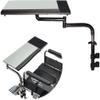 Wheelchair Lap Tray, Wheelchair Tray Eating, Reading, Writing, Playing Computers or Chess - Work Table Mobility Accessory Attachment Fit Adult Wheelchair Tray-black view 1