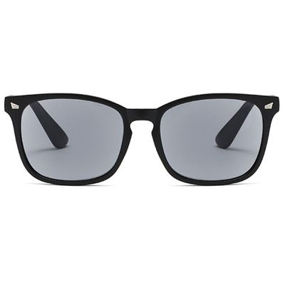 ABETOS Reading Sunglasses Tinted Sun Readers Classic Retro Eyeglasses for Women Men UV400 Protection Outdoor Reading in the Sun 1.0 1.5 2.0 2.5 3.0, Frosted Black+1.75