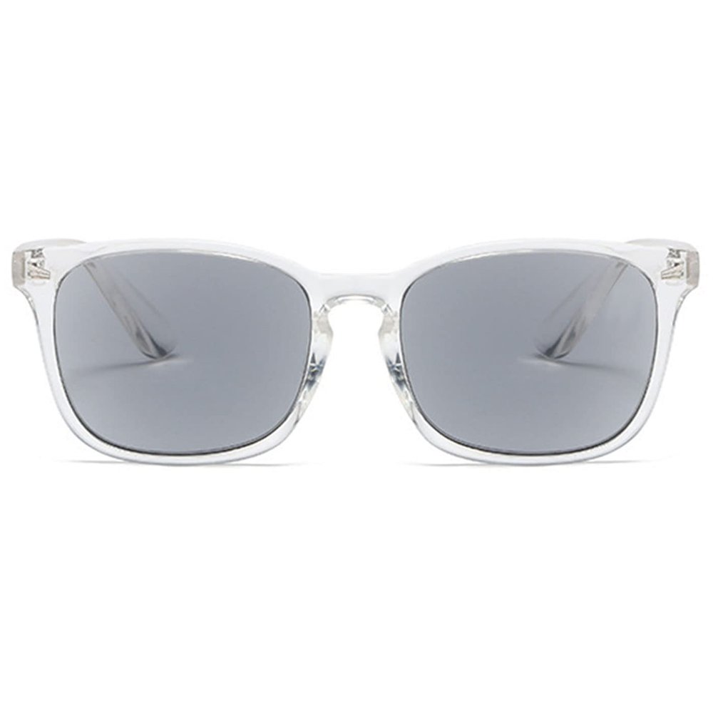 ABETOS Reading Sunglasses Tinted Sun Readers Classic Retro Eyeglasses for Women Men UV400 Protection Outdoor Reading in the Sun 1.0 1.5 2.0 2.5 3.0, Transparent+1.75
