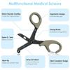 Pen Light for Nurses & Medical-Scissors, LED Penlights with Pupil Gauge, 7.5Inch Bandage Scissor EMT Shears,A view 3