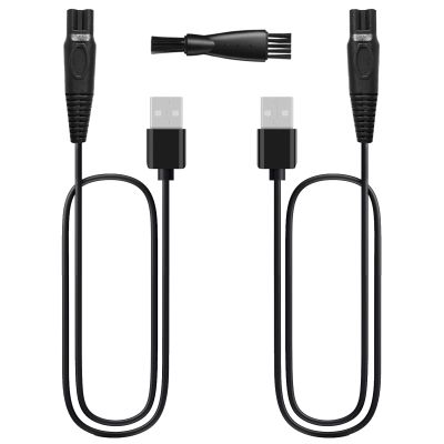 2PCS Charging Cord Replacement for Latest Version Philips Norelco QP2724/90, QP2834/70, S5880/81, MG9520/50, MG7910/49 Electric Trimmer and Shaver USB Charger Cable Power Cord 5V