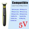 2PCS Charging Cord Replacement for Latest Version Philips Norelco QP2724/90, QP2834/70, S5880/81, MG9520/50, MG7910/49 Electric Trimmer and Shaver USB Charger Cable Power Cord 5V view 2