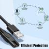 2PCS Charging Cord Replacement for Latest Version Philips Norelco QP2724/90, QP2834/70, S5880/81, MG9520/50, MG7910/49 Electric Trimmer and Shaver USB Charger Cable Power Cord 5V view 4