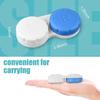 Booso 12PCS Colorful Contact Lens Case, Contact Lens Immersion Kit, Suitable for Outdoor Mini Contact Lens Case Screw Top view 2