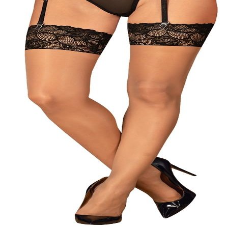 Obsessive Stockings Serafia Black M/L