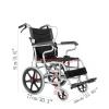 16 Inch air,Folding Back for The Elderly,Foldable air,Inflatable Mobility Scooter (Color : Orange) view 3