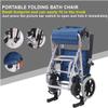 Aluminum Alloy air Portable Folding Tranair with Handbrake Adult Mobility Manual air view 4