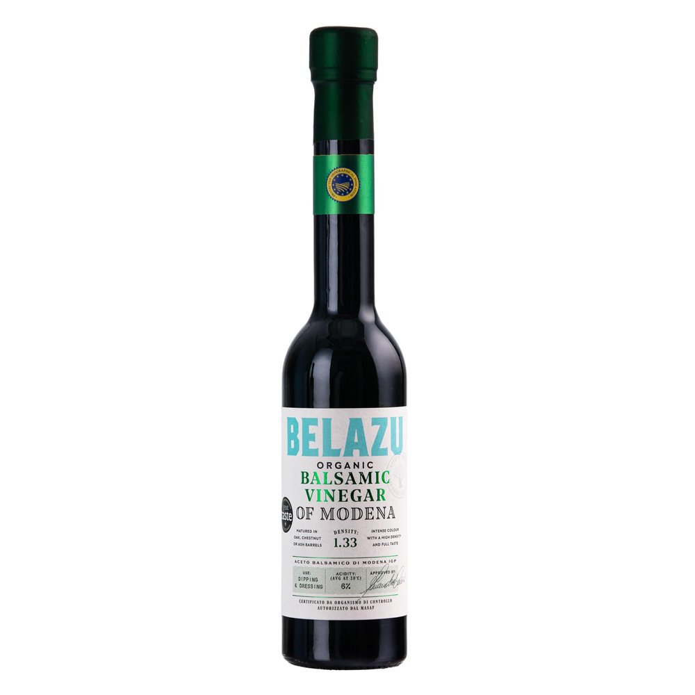 Belazu Organic Balsamic Vinegar of Modena 250ml (Pack of 6)