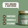 Organic Raw Pistachio Butter by Sun & Seed - 200g - Smooth Nut Butter - Plant Based - High in Protein - 100% Organic Pistachios - Palm Oil Free - Vegan Butter view 2