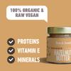 Organic Crunchy Hazelnut Butter by Sun & Seed - 200g - Crunchy Nut Butter - Plant Based - High in Fibre - 100% Organic Hazelnuts - Palm Oil Free - Vegan Butter view 2