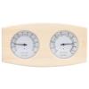 Gecheer 2 in 1 Sauna Hygrothermograph and Sand Timer Set Sauna Hourglass Set Solid Wood Pine Sand Sauna Accessories view 3