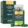 Apple Cider Vinegar Complex with Mother, 60 Gummies, 1 Month Supply, Apple Flavour, Metabolism Booster Supplement, Wellness Support, Daily Wellness with Vitamins C, B6 & Chromium, Vegan & Gluten-Free view 1
