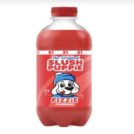 12 x Slush Puppie Fizzie Strawberry 500ml Delicious Tasty And Twisty Treat,For All Occasions