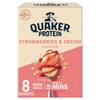 Quaker Protein Strawberries & Cream 8pk view 2