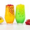 Peach Fruit Juice Filled Popping Boba | Bursting Pearls for Bubble Tea and Dessert Toppings | 150g 3 Servings | Vegan | By THE TEASHED view 3