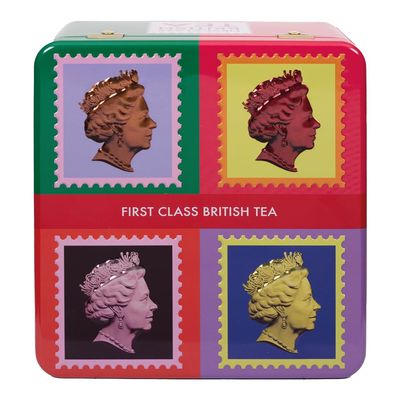Ahmad Tea London Gifts | First Class Selection Caddy | Gift | London & English Souvenirs | 40 Teabag Sachets | 4 Flavours