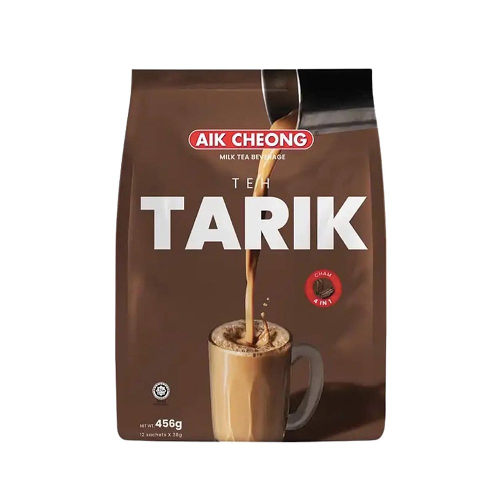 Aik Cheong Teh Tarik Combo 4 in 1 Cham (12 sachets x 38g) 456g