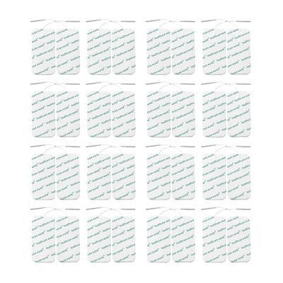 TENS Electrode Pads 5x10cm prewired (32 Pieces) Compatible with TPN, Lloyds, Neurotrac Machines for Knee, Back, Shoulder, Muscle Pain Relief