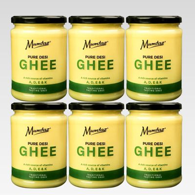 Mumtaz PURE DESI GHEE 450g (450g (Pack of 6), Desi Ghee)