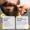 Beard Growth Serum Roller Ball, Mustache Growth, Beard Growth Oil, Beard Oil for Men Growth, Beard Thickener for Men Stimulate Beard Growth Promote Hair Regrowth, Moisturizes, Softens & Strengthens view 3