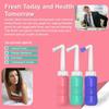 Dazzluxe 2 Pack Upside Down Perineal Bottle, 300ML Portable Bidet Bottle with Travel Bag, Handheld Reusable Douche Sprayer for Women Postpartum Care Personal Hygiene Clean,Style D view 3