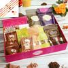 Ghasitaram Gifts Jaiccha Rakhi Gifts for Brothers-Big Hamper Basket of 13 Goodies with 5 rakhis view 1