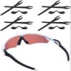 Acefrog 4 Pairs Upgraded Replacement Earsocks Nose Pads Kit for Oakley Radar EV Path OO9208, Radar EV Pitch OO9211, Radar EV Advancer OO9442, Radar EV Path Asian Fit Sunglasses, Perfectly Fit, Black view 1