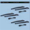 Acefrog 3 Pairs Upgraded Replacement Earsocks Nose Pads Kit for Oakley Radar EV Path OO9208, Radar EV Pitch OO9211, Radar EV Advancer OO9442, Radar EV Path Asian Fit Sunglasses, Perfectly Fit, Black view 3