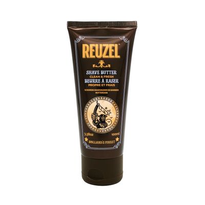 Reuzel Clean & Fresh Shave Butter, Ultra Slick Clear Shaving Cream for Men, Reduces Razor Irritation. Hydrating Non-Lather Vegan Formula with Shea Butter & Vitamin E All Skin Types 100 ml