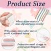 5 Pcs Eyebrow Razor - Facial Hair Remover Shaver - Smooth Razor Blades - Eyebrow Trimmer Protective Net Eyebrow Shaver with Precision Cover for Women and Men(5 Colors) view 3