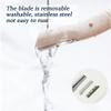5 Pcs Eyebrow Razor - Facial Hair Remover Shaver - Smooth Razor Blades - Eyebrow Trimmer Protective Net Eyebrow Shaver with Precision Cover for Women and Men(5 Colors) view 4
