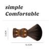Aiweijia Shaving Brush, Handmade Hair Brush with Wood Handle for Men Traditional Wet Shaving Starer for Shaving Valentines Grooming Gifts for Men view 2