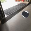 0.8-4.5cm Rise Threshold Ramp Solid Non-Slip Rubber Wheelchair Ramp for Thresholds Doorways Driveways Bathroom DIY Width 1500 lbs Capacity view 2