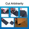 0.8-4.5cm Rise Threshold Ramp Solid Non-Slip Rubber Wheelchair Ramp for Thresholds Doorways Driveways Bathroom DIY Width 1500 lbs Capacity view 3