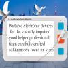 Low Vision Reading Aid with 5 Inch LCD Screen, 4x-34x Zoom and 17 Color Mode - Handheld Digital Magnifier for Visually Impaired/Low Vision/Color Blindness view 1