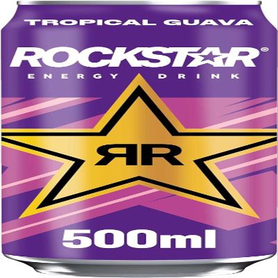 Rockstar Energy Drink Punched Tropical Guava 500ml Caffeine Refreshing Drink for Energy Kick Delicious Tasty And Twisty Treat With Your Family And Friends For All Occasions (12)