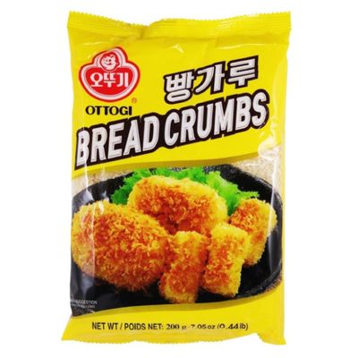 Breadcrumbs Panko Ottogi Bread Crumbs 6 Bags of 200 g
