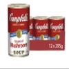 Campbells Condensed Soup, Cream of Mushroom Soup, Tinned, 12 Pack view 1