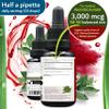 Vitamin B12 Liquid Drops 3000mcg Made in The UK Adeno + Methyl 2 Month Supply Vegan High Strength Sublingual Adenosylcobalamin + Methylcobalamin 30ml view 2