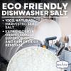 Dishwasher Salt - All-Natural Water Softener Salt for a Clean Finish - Compatible with Bosch, Miele, Thermador, Whirlpool Dishwashers and More - Food-Grade Coarse Sea Salt (5 lb Bag) view 2