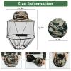 Gobiufy Midge Head Net Hat,Pop up Mosquito Head Hat with Netting,Portable Face Net Mesh with Hat Protection Head Cover for Adults Outdoor Hiking Camping Climbing Fishing Walking Gardening view 3