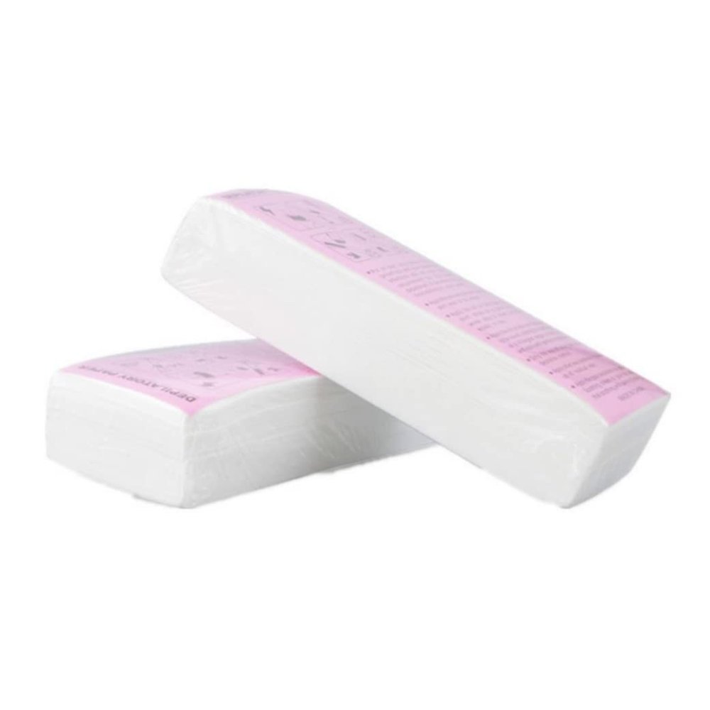 100PCS Hair Removal Strips Wax Paper Disposable Facial Hair Removal Paper Depilatory Tool Nonwoven Epilator for Facial Body Hair Removal